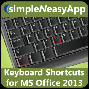 Keyboard Shortcuts for MS Office 2013 - A simpleNeasyApp by WAGmob для Мак ОС