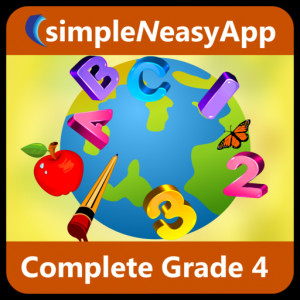 Complete Grade 4 (Math, English and Science) - A simpleNeasyApp by WAGmob для Мак ОС