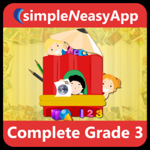 Complete Grade 3 (Math, English and Science) - A simpleNeasyApp by WAGmob для Мак ОС