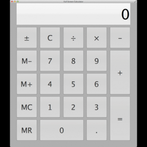 Калькулятор Весь Экран для Мак ОС
