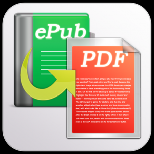 ePub to PDF для Мак ОС