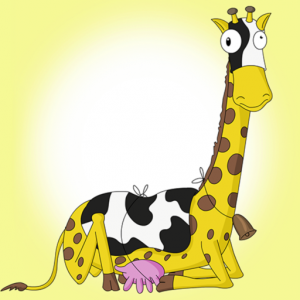 Miss Giraffe the Farmers Calf для Мак ОС