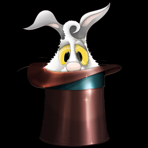 Кролик в шляпе для Мак ОС