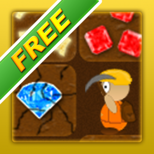 Treasure Miner Free - a 2d gem mining adventure для Мак ОС