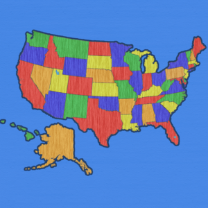 United States Map Puzzle для Мак ОС