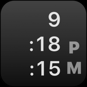 +Clock - a clock in your dock Mac OS X