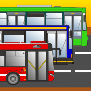 Bus & Trolleybus Simulator 2D - City Driver - Bus Driving Game для Мак ОС