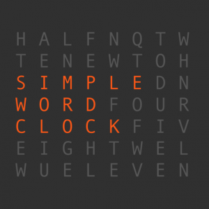 Simple Word Clock для Мак ОС