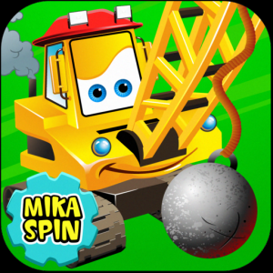 Mika "Boom" Spin - wrecking ball bulldozer for kids для Мак ОС