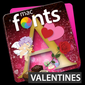 macFonts Valentines для Мак ОС