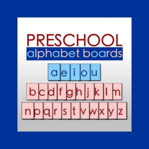 Preschool Alphabet Boards для Мак ОС