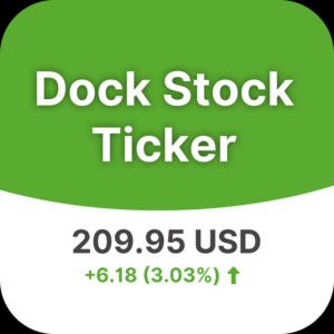 Dock Stock Ticker для Мак ОС
