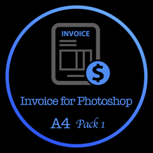 Invoice for Photoshop - Package One for A4 Size для Мак ОС